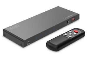 4x1 HDMI Switch - 8K/60Hz (4:4:4), Toslink, Stereo, EDID Control