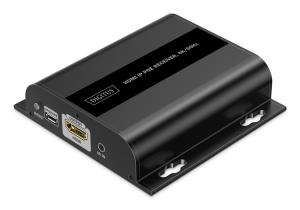 HDMI Receiver - DS-55353, 4K/60Hz 120/200 m, PoE, One-to-Many, CAT, Black