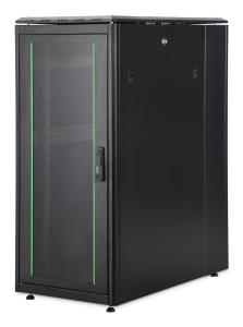 Server cabinet - 26U Unique Server-N1342x600x1000 mm glass front door - bl (RAL 9005)