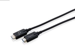 HDMI AOC Fiber Optic Cable armored - Type A M/M, Ultra HD, 8K@60 Hz black - 50m