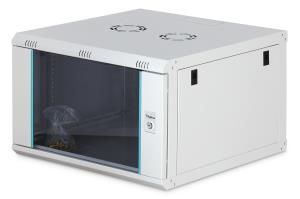 7U wall mounting cabine - Dynamic-N 600 x 600 mm, unmounted - grey
