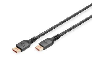 Premium DisplayPort Connection Cable - Type DP M/M Alu Housing UHD 16K DP 2.1 black - 2m