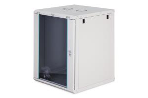 16U wall mounting cabinet - Dynamic-N 600 x 600 mm, unmounted, grey