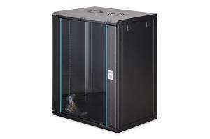 16U wall mounting cabinet - Dynamic-N 600 x 450 mm, unmounted, black