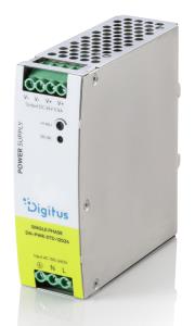 Industrial Power Supply 24V DC - 120W metal case working Temperature -20-70C DIN Rail