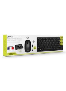 Essential Wireless Pack: Keyboard + Mouse + Mouse Pad - Azerty French
