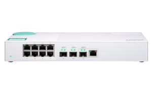 Switch QSW-308-1C 8port 1Gbps 3port SFP+ 1RJ45 10G comboport