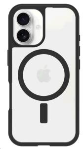 iPhone 16 Case - React Series - Black Crystal (Clear/Black)