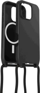 iPhone 16 Pro Case with Strap - React Series Necklace Magsafe - Black