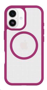 iPhone 17 Case - React Series - Rose Crystal (Pink/Clear)