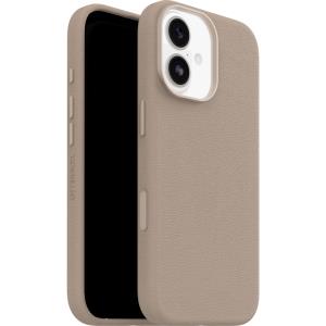 iPhone 17 Case - Symmetry Series Cactus Leather for MagSafe - Grey Comfort (Biege)