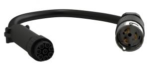 Vertiv Geist Rack PDU Facility Side Cable 208V DELTA 50A 14.4kW 3m power cord with 3P+E CA and