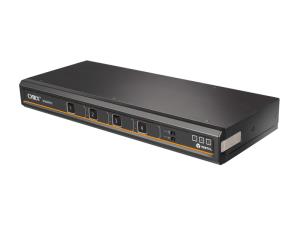 CYBEX SC Universal DP/H Secure KVM Switch 4-Port Single Display with CAC PP4.0