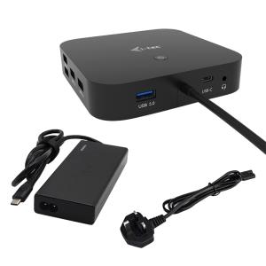 Docking Station - USB-c Hdmi Dp - With Power Delivery 65w + Universal Charger 77 W Uk