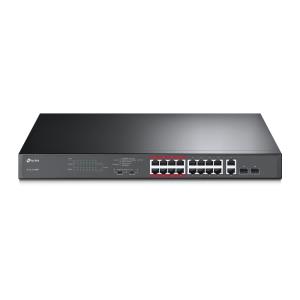 Switch Tl-sl1218mp Gigabit Unmananged 16-port Poe 10/100mbps Black