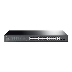 Poe Switch Tl-sg1428pe 28-port Gigabit With 24-port Poe+