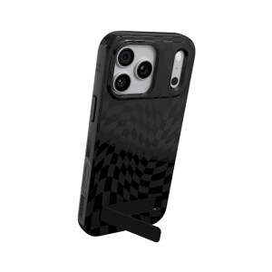 Milan Snap Case Kickstand with Camera Button Apple Redwood/17 ProMax Obsid