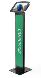 Bundle BrandMe Floor Stand + Space Enclosure for Galaxy Tab A8 10.5in - Black