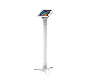 Adjustable Floor Stand + Space, Enclosure for iPad Mini 8.3in (6th gen) - White