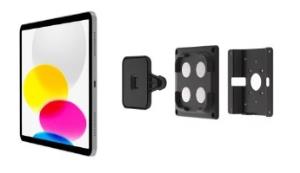 Bundle / Wall Mount Bracket with Security Slot + Magnetix Mount - Black