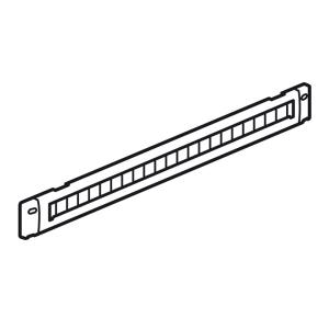 Cable Entry Plate 1u 19in Metal With Brushes Quick Fixing