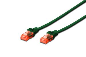 Patch cable - CAT6 - U/UTP - Snagless - Cu - 0.25m - Green