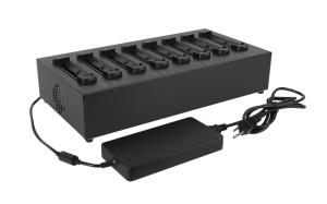 K120 - Multi-bay Battery Charger 8 Bay W/ 330w Ac Adapter