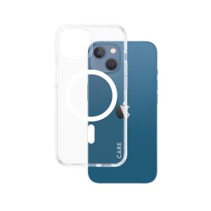 CARE by PanzerGlass Flagship Case Transparent Urban Combat with White MagSafe iPhone 14 and iPhone 1