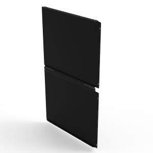 Side Panel - Slide In - 1200mm - 52u  - Black With Mounting Set