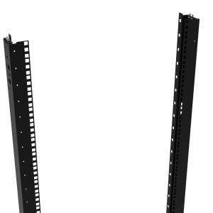 Vertical Mounting Rail 19in -  Airtight - 47u - Black