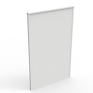 Flexible Side Wall Hpl - 1200 X 1978mm - White