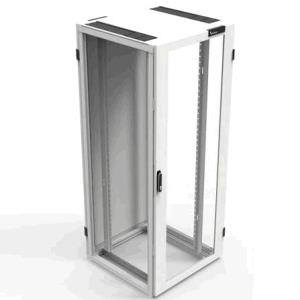 Nexpand Cabinet - 42u - Airtight With Side Panels - 600x1200mm(wxd) - White With Cable Fingers