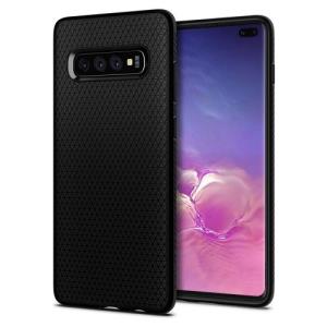 Galaxy S10+ Case Liquid Air Matte Black