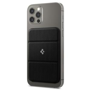 iPhone 12 Magnetic Card Wallet Smart Fold Black