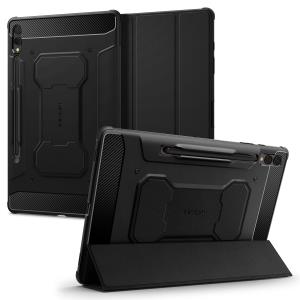Galaxy Tab S9 Plus 12.4 Case Rugged Armor Pro Black