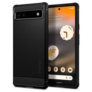 Pixel 6a Case Rugged Armor Matte Black