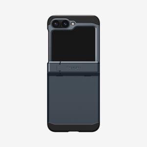 Galaxy Flip Case (2024) Tough Armor Pro Metal Slate