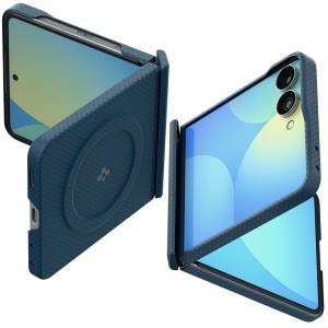 Galaxy Z Flip 8 Case Airskin Aramid MagFit Navy
