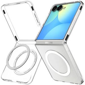 Galaxy Z Flip 8 Case Airskin MagFit Clear White