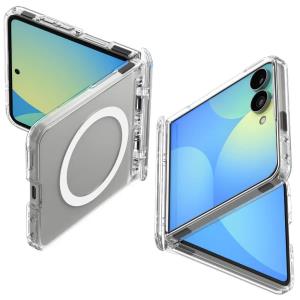Galaxy Z Flip 8 Case Ultra Hybrid Pro MagFit Clear White