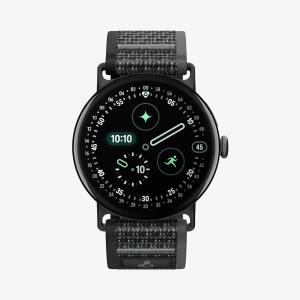 Google Pixel Watch 5 (2026)/4/3 (45mm) Band Athlex Air Active Black Gray