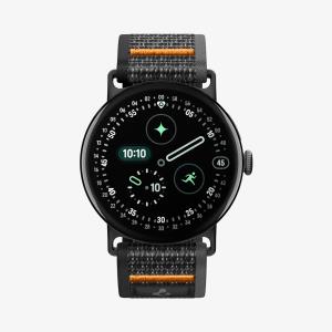 Google Pixel Watch 5 (2026)/4/3 (45mm) Band Athlex Air Active Black Orang