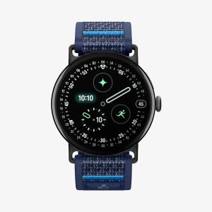 Google Pixel Watch 5 (2026)/4/3 (45mm) Band Athlex Air Active Navy Blue