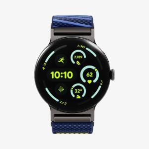 Google Pixel Watch 5 (2026)/4/3 (45mm) Band Lite Fit X Blueberry Navy