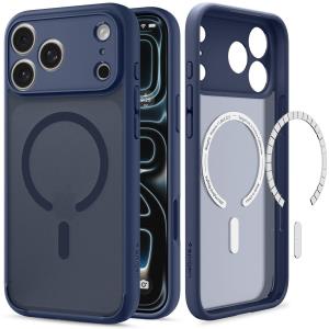 Ultra Hybrid Case for iPhone 18 Pro/ 17 Pro - MagFit Frost Deep Blue