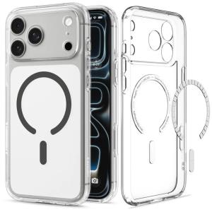Ultra Hybrid Case for iPhone 18 Pro/ 17 Pro - MagFit Clear Graphite
