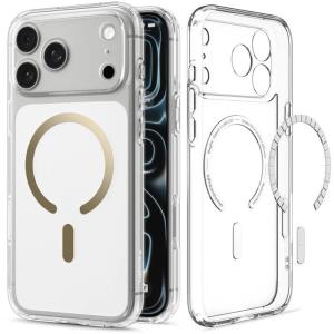 Ultra Hybrid Case for iPhone 18 Pro/ 17 Pro - MagFit Clear Gold