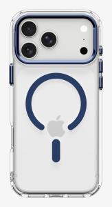 Ultra Hybrid Optik S case for iPhone 18 Pro Max/ 17 Pro Max - MagFit Clear Deep Blue