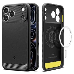 Rugged Armor Case for iPhone 18 Pro Max/ 17 Pro Max - MagFit Matte Black
