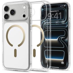 Ultra Hybrid Case for iPhone 18 Pro Max/ 17 Pro Max - MagFit Clear Gold